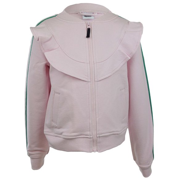 JANIE AND JACK Pink Ruffle Track Jacket Cotton 2T NWT - Picture 1 of 2